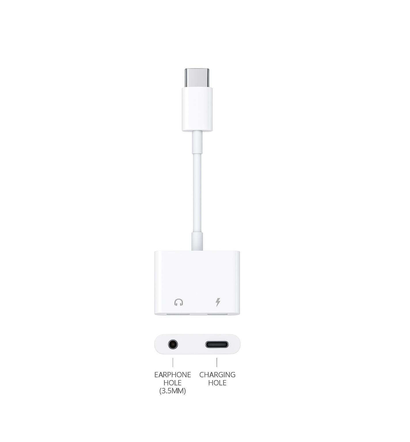 Adaptateur USB-C vers Jack + USB-C