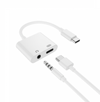 Adaptateur USB-C vers Jack + USB-C