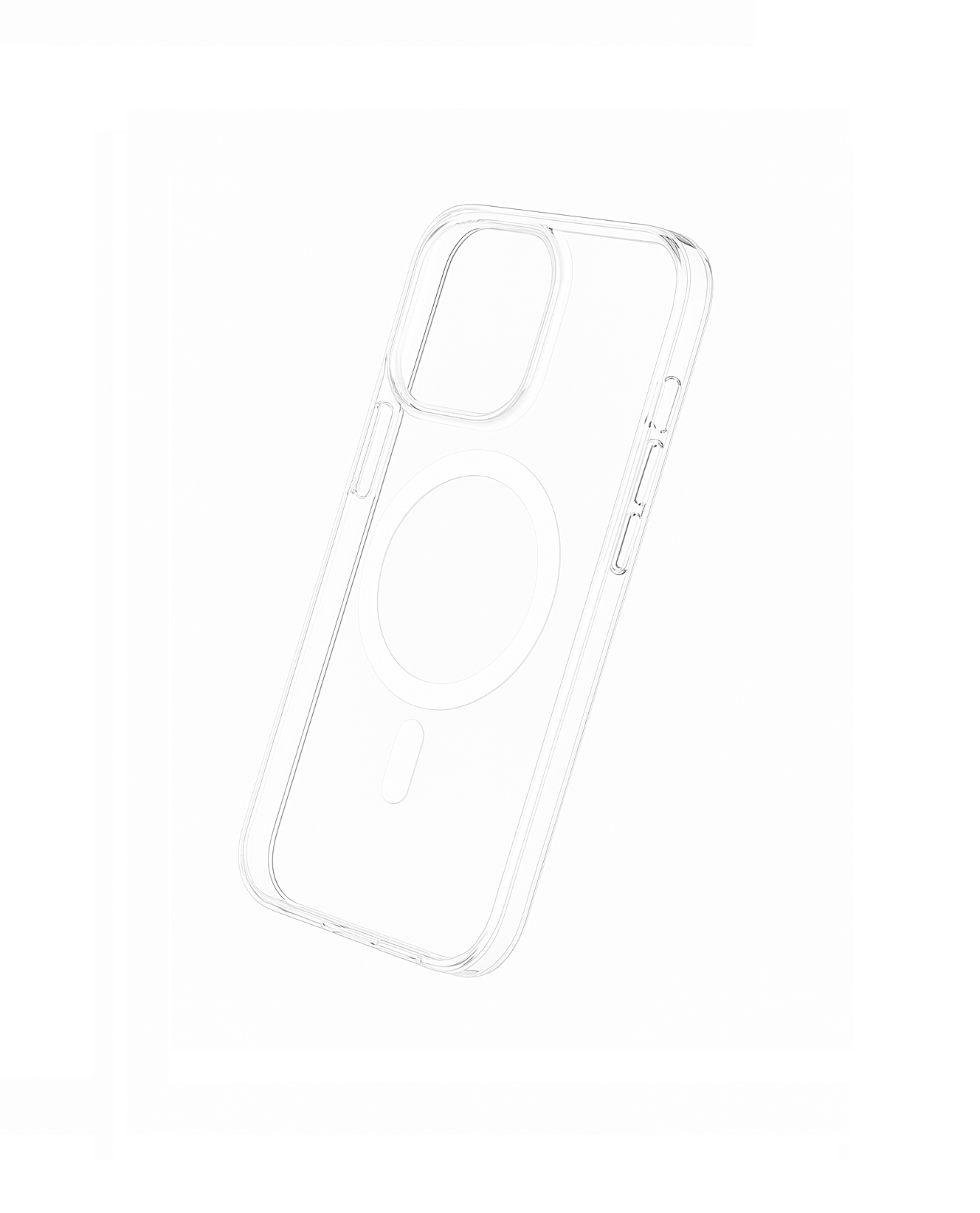 Coque transparente avec MagSafe pour iPhone