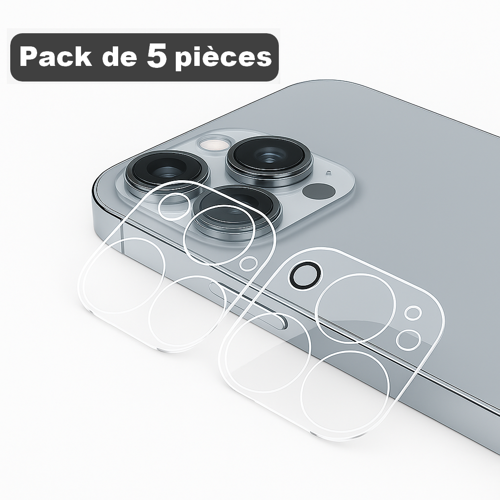 5 Pièces de Protections Lentille iPhone
