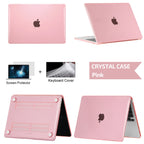 Coque Rigide couleur cristal unie pour MacBook