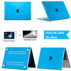 Coque Rigide couleur cristal unie pour MacBook