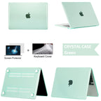 Coque Rigide couleur cristal unie pour MacBook