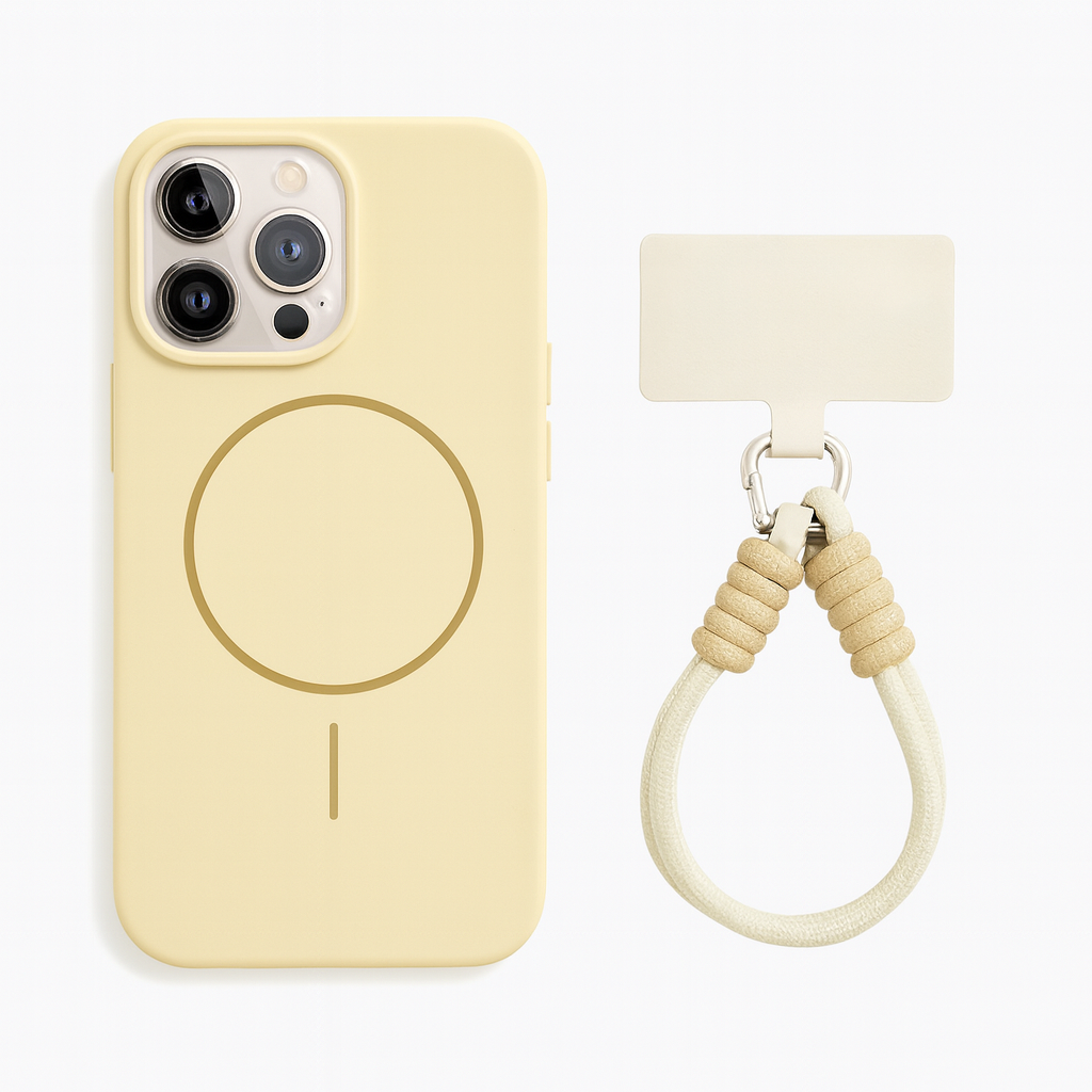 Coque MagSafe avec lanière pour iPhone