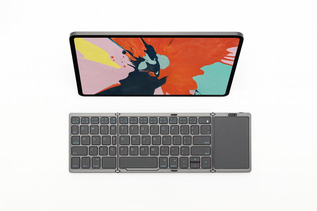 Clavier Bluetooth Pliable avec Pavé Tactile