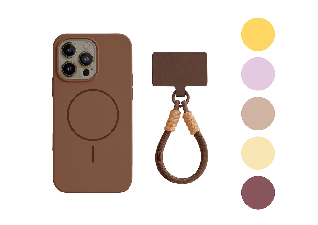 Coque MagSafe avec lanière pour iPhone